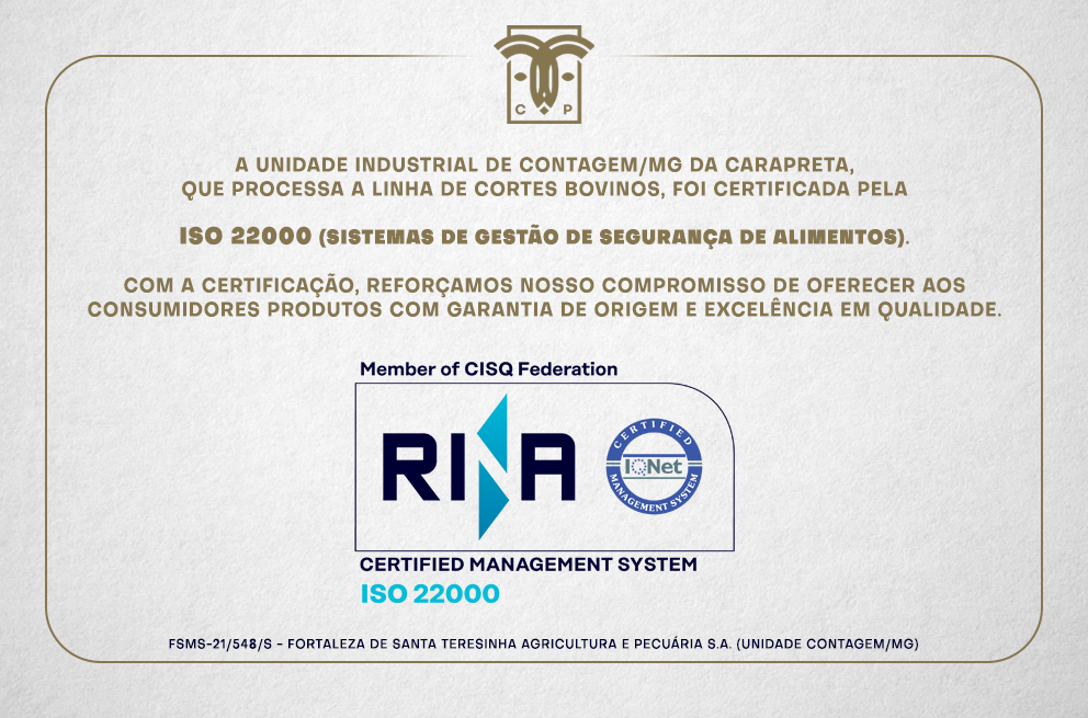 ISO 22000 CARAPRETA