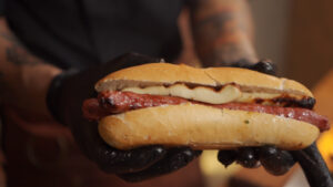 choripan com linguiça carapreta